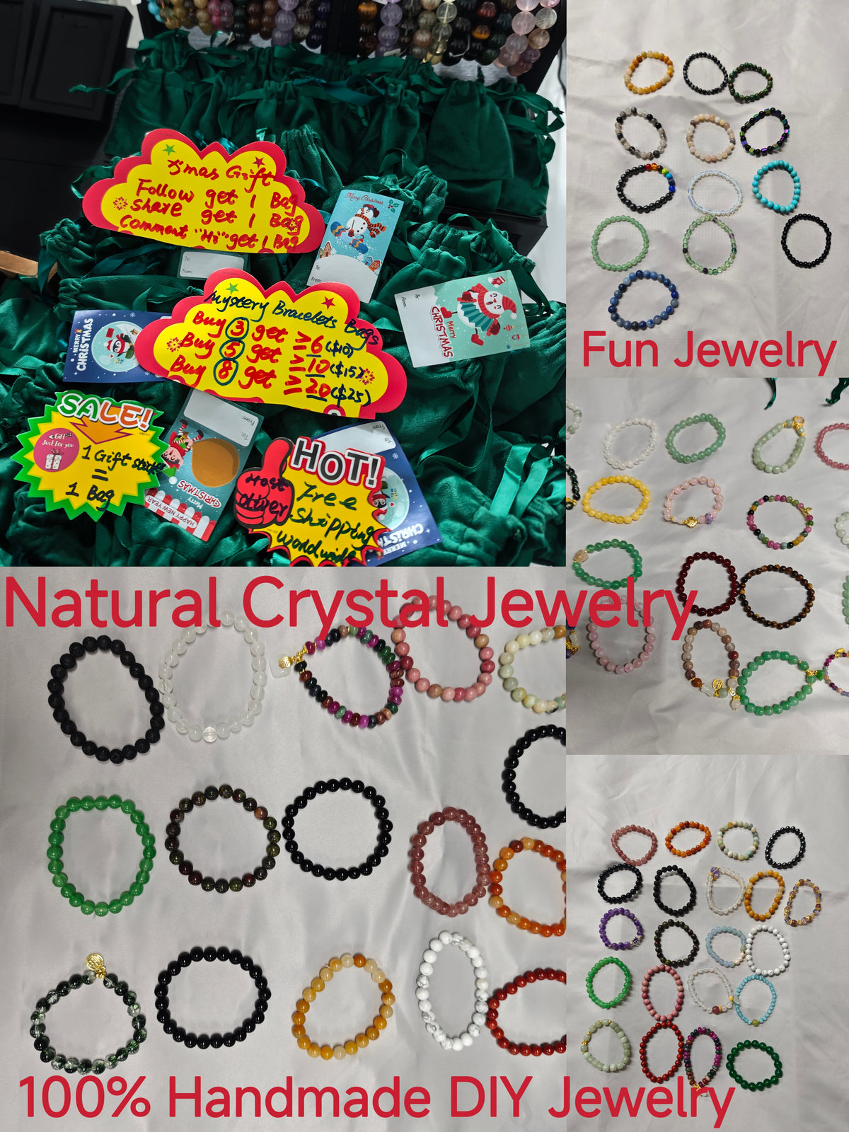 Open Mystery Bracelets Bags at Livestream Only from Fun Jewelry