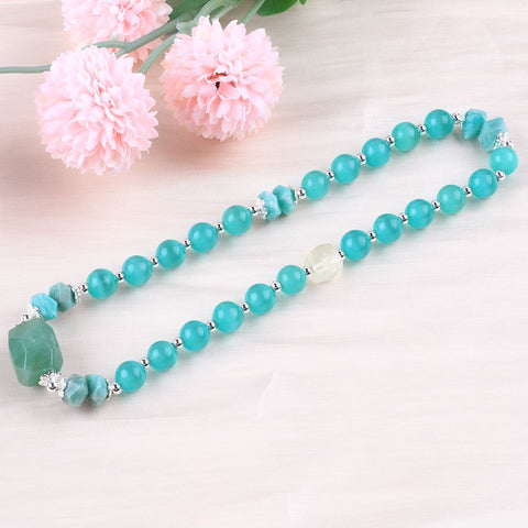 10MM+14MM Green Cat's Eye Multi-Layer Bead Natural Handmade Crystal Bracelet FJHMG001