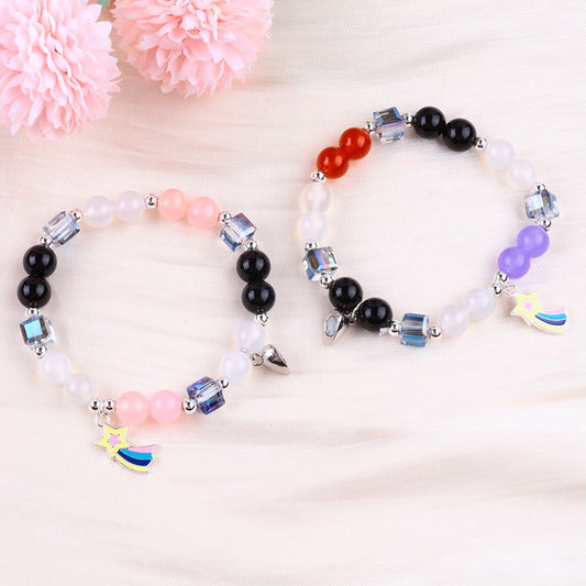 8MM Multi-Color Bead Natural Handmade Crystal Bracelet